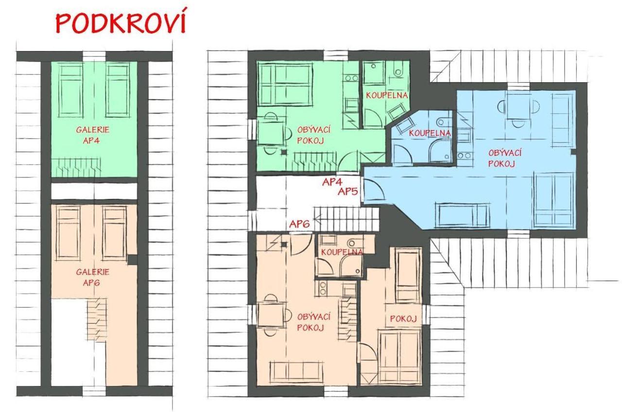 Apartmány U Muzea Horní Blatná Kültér fotó