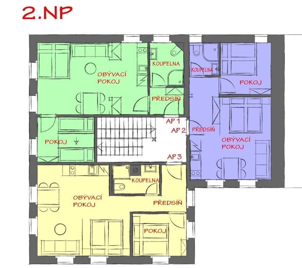 Apartmány U Muzea Horní Blatná Kültér fotó